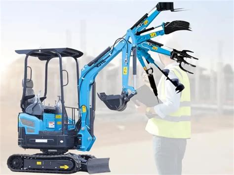 mini excavator with forks|aftermarket attachments for mini excavator.